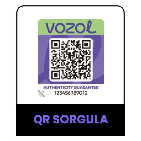 Vozol QR Orijinallik Sorgula .